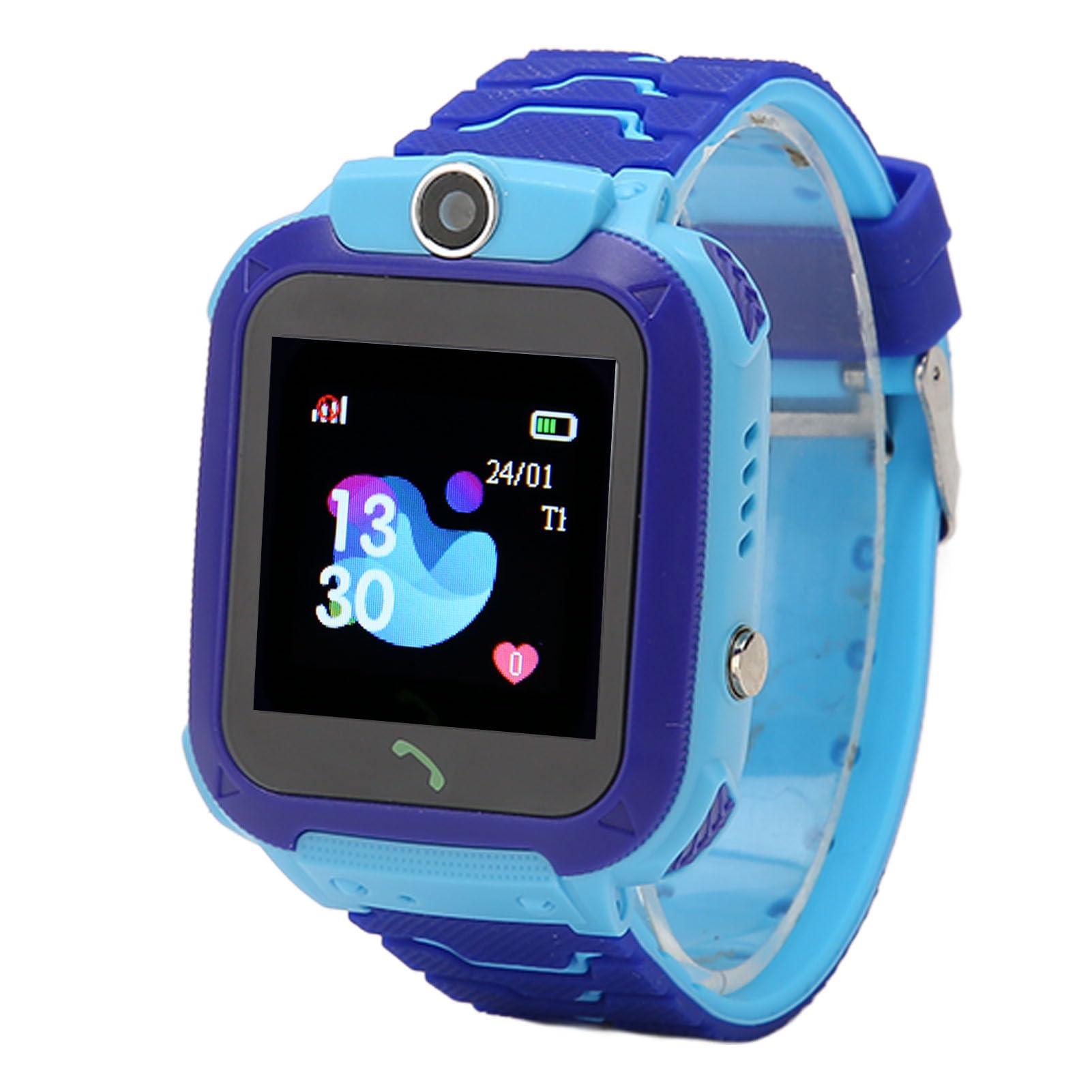 Cell Phone Watch for Kids 2G, 1.44 Inch Color Touch Screen Smart Watch for Children Waterproof with LBS Positioning SOS Alarm Clock (Blue)