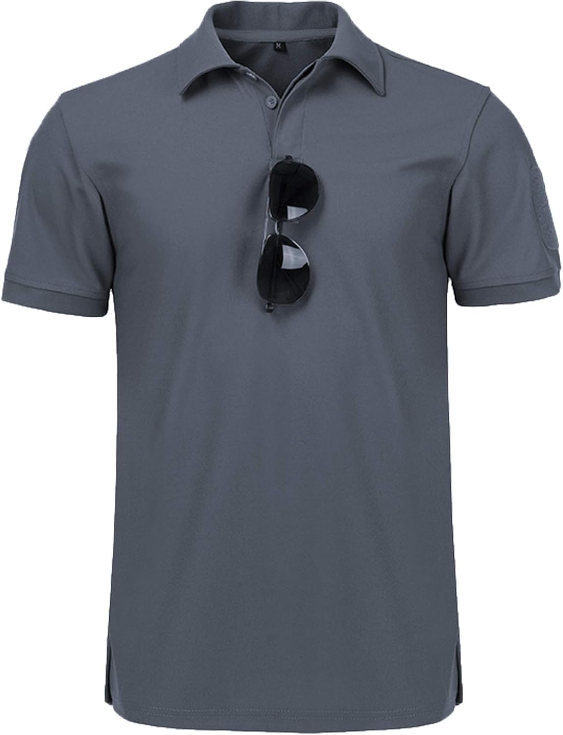 ZITY Mens Polo Shirt Cool Quick-Dry Sweat-Wicking Color Block Short Sleeve Sports Golf Tennis T-Shirt: Clothing