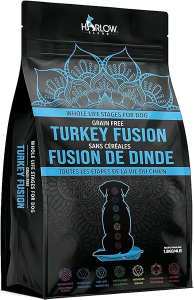 HARLOW BLEND GF TURKEY FISION DOG 4LB