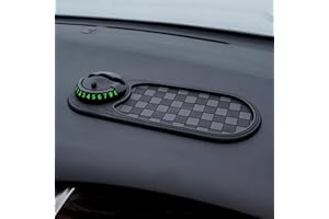 TATREBCRE Multifunctional Car Anti-Slip Mat Mobile Phone Holder for Dashboard - Non-Slip Sticky Mount Stand for Car, Adjustable and Secure Grip for Phones, GPS, and Accessories (Black)