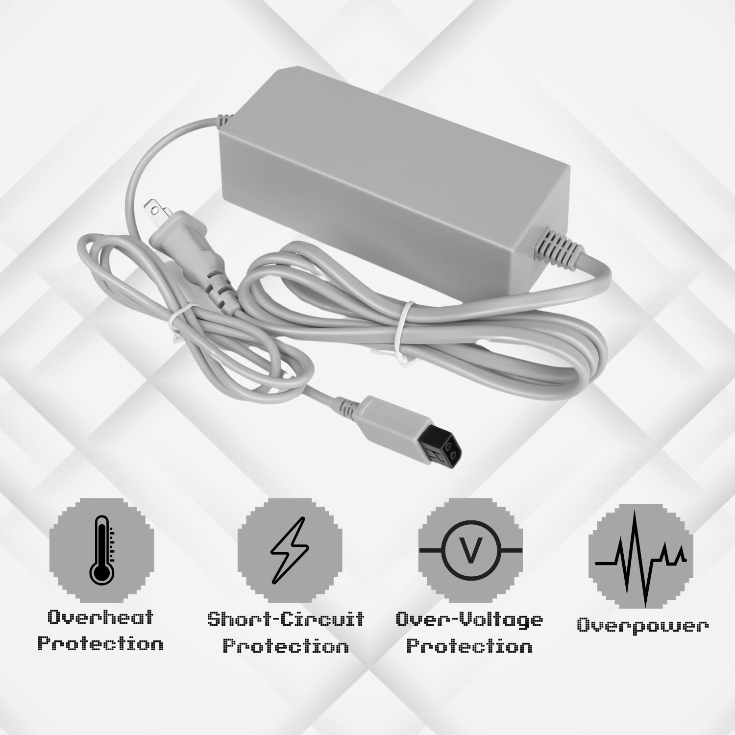 TNP AC Adapter for Nintendo Wii Power Cord - Replacement Power Supply Adapter for Nintendo Wii Gaming Console