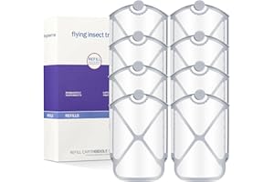 8Pcs-Kit, Husaco Insect Trap Refill Kit, Insects Replacement Kit Compatible with ZEVOM364A and Max