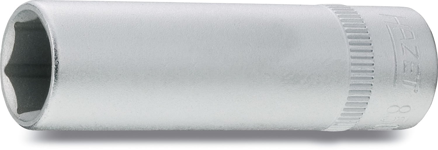 HAZET 850LG-5.5 50 mm 6-Point Hexagon Traction Profile Socket - Chrome-Plated