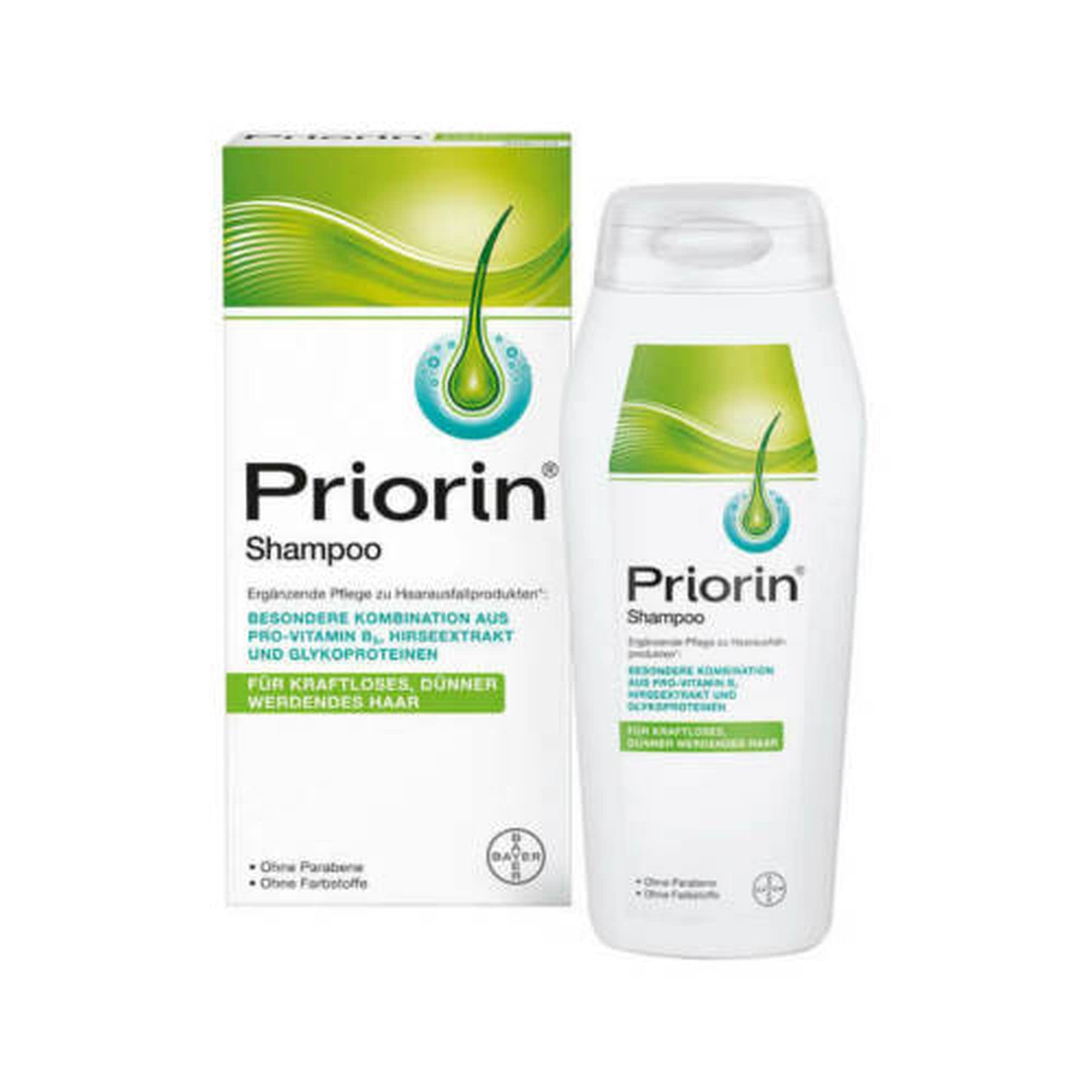 BAYER Priorin shampoo for hair loss shampoo oily hair 200ml