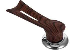 HINTRMENT 2pcs Universal Pot Lid Handles Heat Resistant Wood Grain Replacement Knobs Medium Size Pan Lid Top