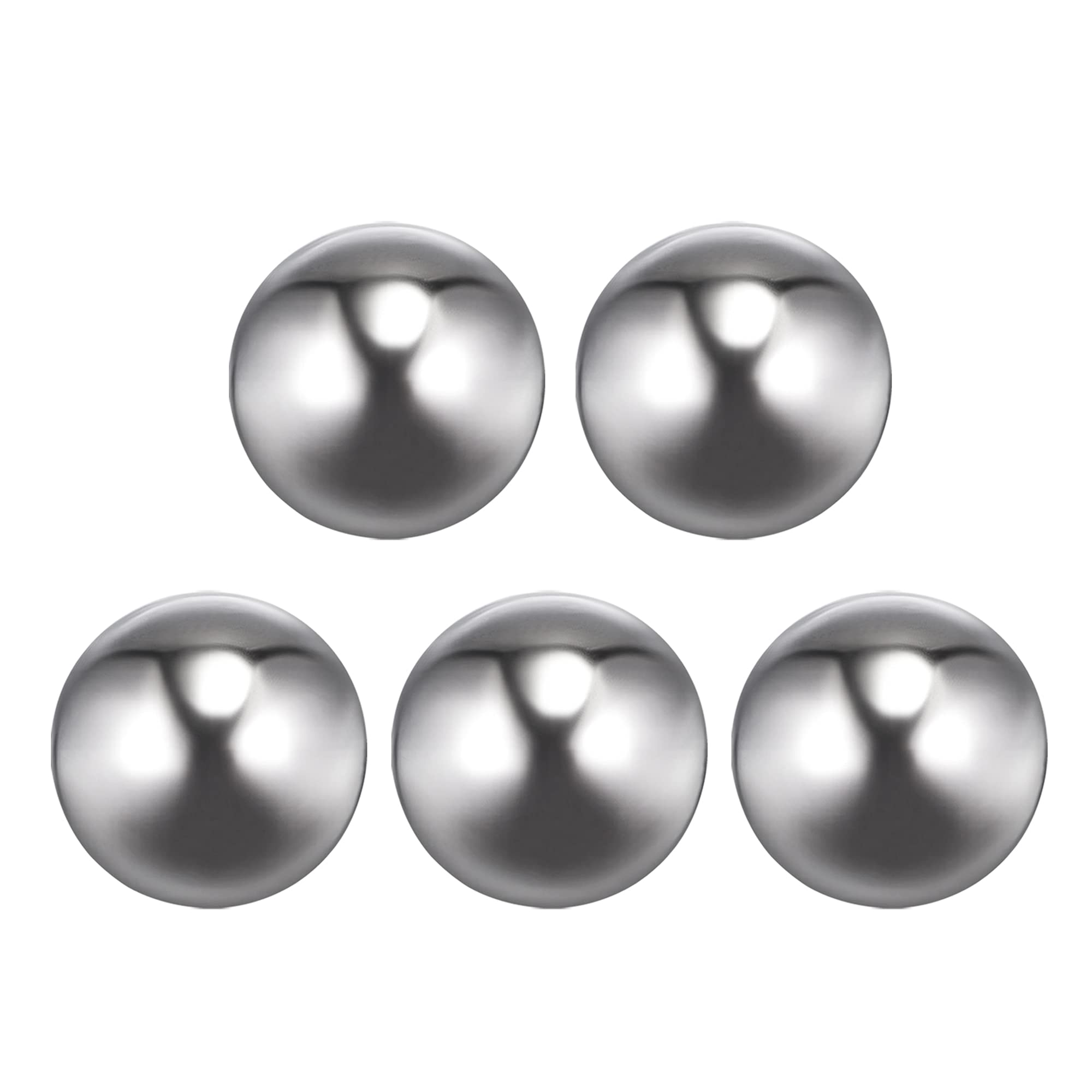sourcing map 5pcs 25mm 201 Stainless Steel Bearing Balls G1000 Precision