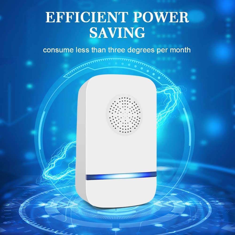 ZHENROG Repelente Ultrasónico Mosquitos, 4 Piezas Electrónico ...