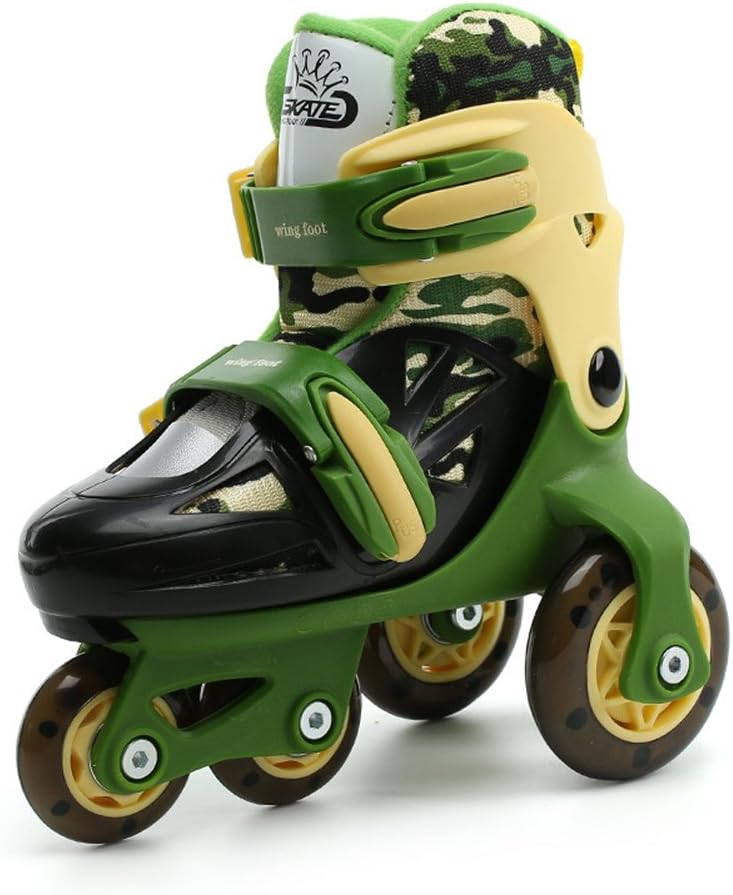 Ellelove Flash Kids Adjustable Roller Skate PVC Wheel for Children Beginners Toddlers Indoor Outdoor