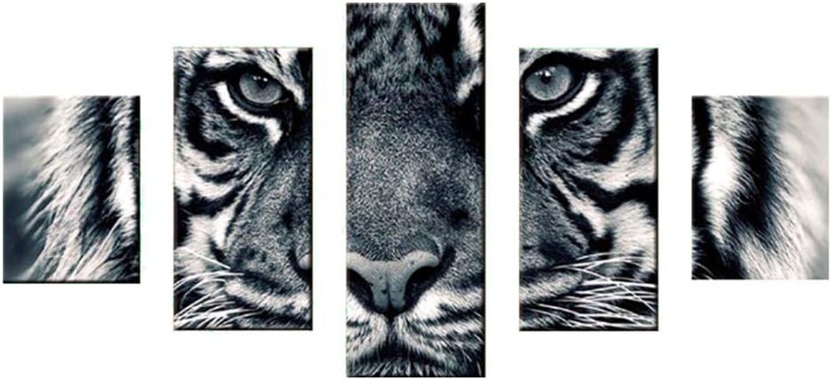Peyan 5D Diamond Painting Full Drill DIY, 5 Sets of Splicing Painting Cross Stitch Paint by Number Kits Arts Crafts & Sewing for Home Wall Decor,15.7X 31.5 inch