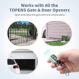 TOPENS M12 Remote 4-Button Fob for Swing Sliding Gate Opener 2-Pack view 3