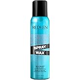 Redken Spray Wax Invisible Texture Mist For All Hair Types - High Impact Finishing Spray Wax, Adds Volumizing Body & Dimension With A Satin-Matte Finish