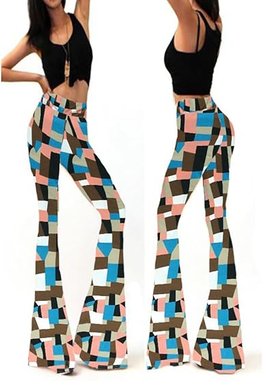 tie dye bell bottom yoga pants