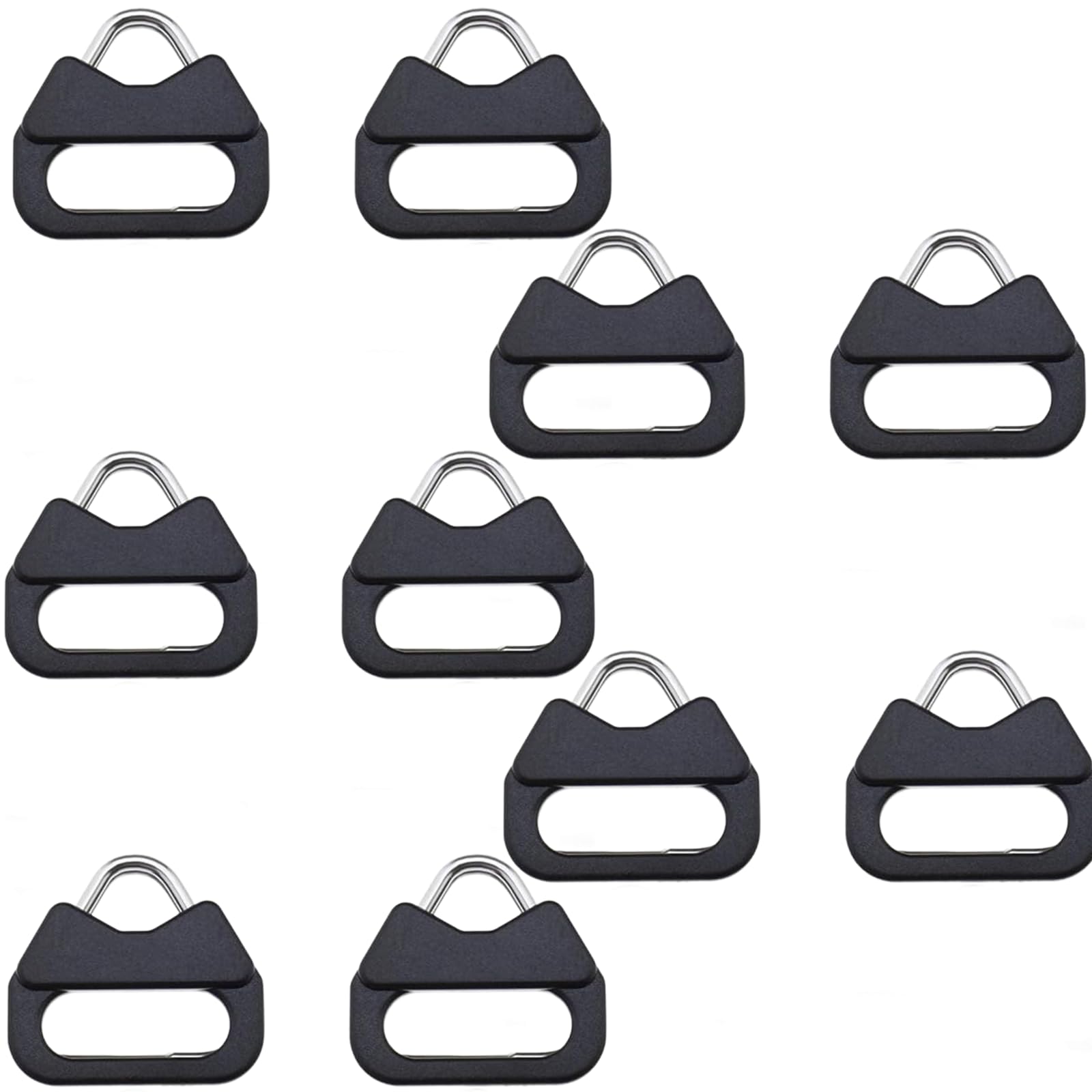 WTUSGA 5 Pairs Camera Lug Ring Camera Strap Shoulder Strap Triangle Split Ring Adapter with Plastic Cap Compatible with Leica Compatible with Panasonic Compatible with Fuji