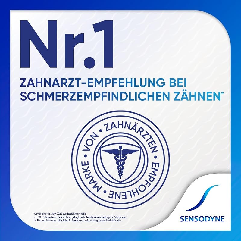 Zahnpasta - Sensodyne Repair* & Protect, tägliche Zahncreme mit Zinnfluorid für schmerzempfindliche Zähne und langanhaltenden Schutz, 3x75 ml