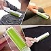5 Pack Sticky Lint Roller with Cover, FineGood Reusable Washable Travel Dust Picker Cleaner Remover Brush Value Set for Clothes Pet Hair Debris - Blue, Green