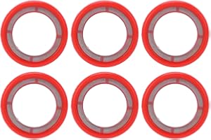 Yuecoom 6pcs Gearcase Drain Plug Gaskets, 26‑830749 OE Rubber Coated Gear Lube Drain Seal Screw Washer for Mariner Outboards,