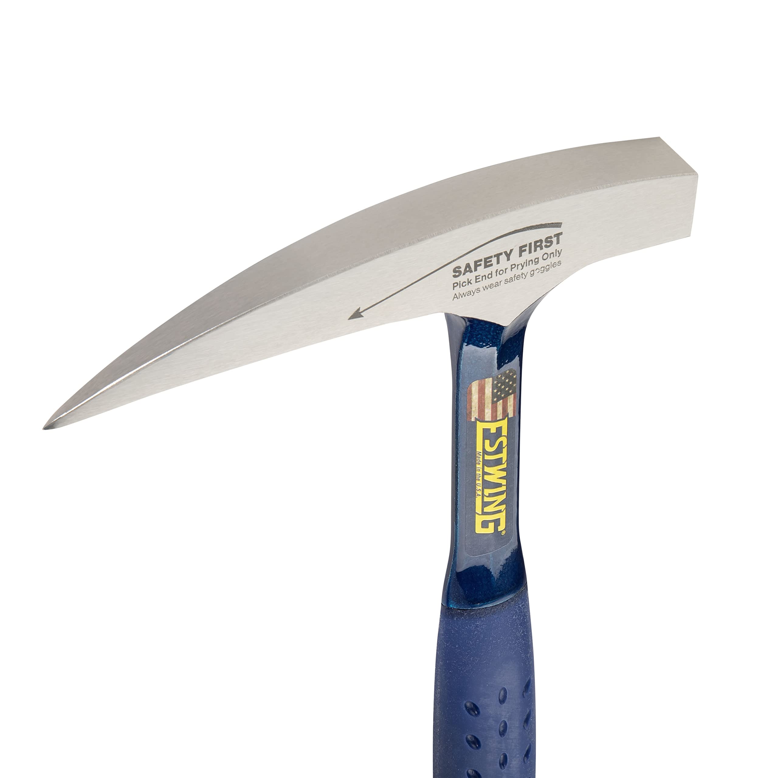 ESTWING Rock Pick 22 oz Geology Hammer with Pointed Tip & Shock