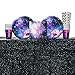 New Galaxy Party Supplies Pack for 16 Guests Including Paper Cups, Paper Dinner Plates, Paper Lunch Napkins, Paper Straws, and Plastic Table Cover (Bundle for 16)