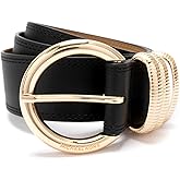 Michael Kors Womens 1.5 Inch Leather Belt, Stylish & Versatile Fashion Accessory for Everyday Wear