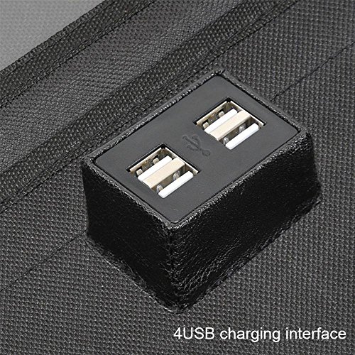 AOLVO Backseat Car Organizer for Kids, Kick Mats Back Seat Car Protector with Multi Pocket Storage Bag Holder & 4 USB Port for IPad Tablet Bottle Drink Tissue Box Toys Vehicles Travel Accessories - Thumbnail 5