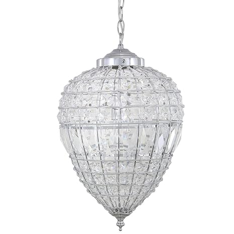 Danbury Small Clear Cut Glass Ceiling Light Amazon Co Uk Lighting