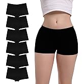 PSEFNAGX Seamless Boyshorts Stretch Nylon Full Coverrage Boxer Briefs Anti Charing Women Panties 4 Pack