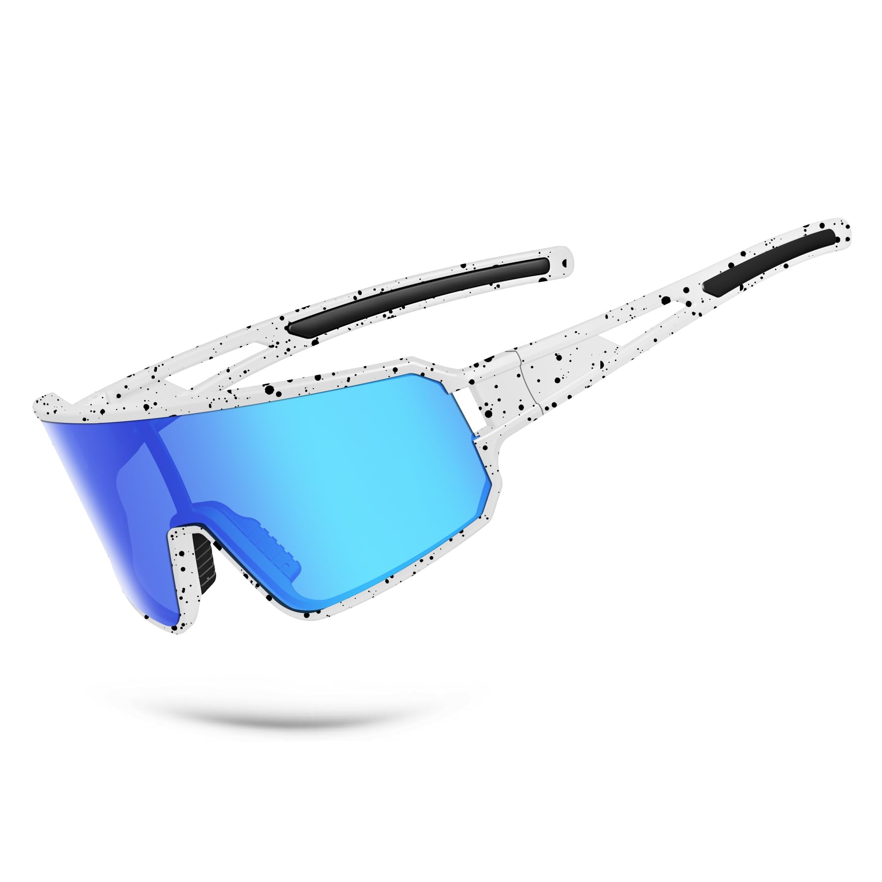 SPOSUNE Polarized Cycling Glasses for Men Women, UV400 Bike Sunglasses - Sport Eyewear for Bicycle Baseball Running MTB