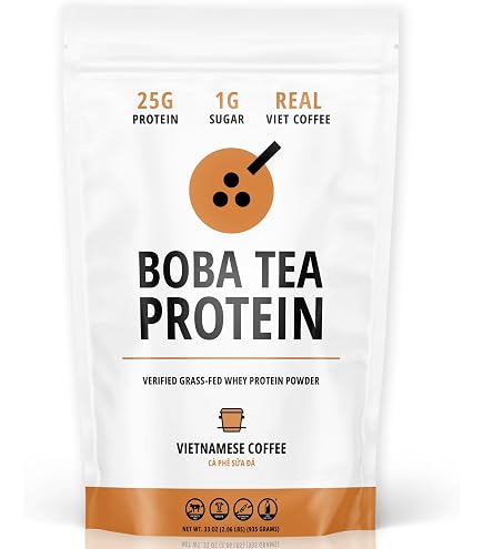Amazon.com: Boba Tea Protein Taro Milk | 25g Grass-Fed Whey