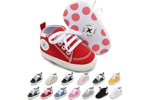 BEIDI Baby Girls Boys Shoes Soft Anti-Slip Sole Newborn First Walkers High Top Canvas Denim Unisex Infant Sneaker