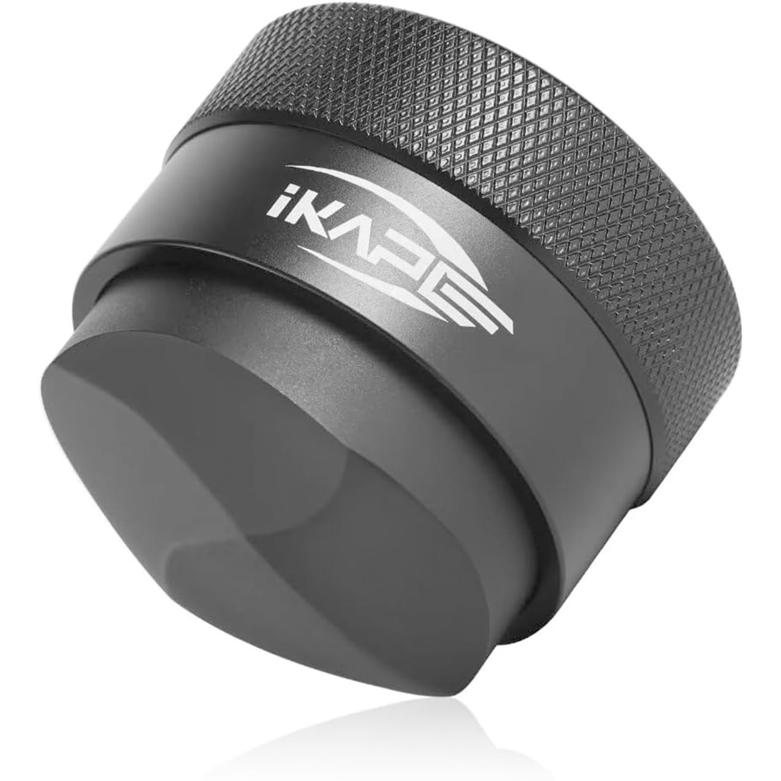 Photo 1 of IKAPE 58MM Coffee Distributor, Black Design of Bottom Propeller, Gravity Adaptive Espresso Distributor Fits All 58.35MM Espresso Portafilter, Compatible with 58.35MM Rancilio Bottomless Portafilter