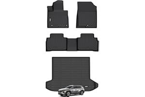 ANBINGO®Fit for Hyundai Tucson Floor Mats 2022-2026 (No Hybrid) All Weather Mats for Tucson TPE Car Mat Rugs for Tucson Rubber Trunk Carpet for Tucson Automotive Accessories