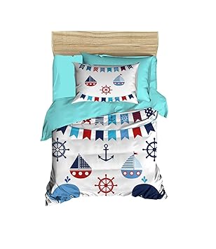 nautical themed boy bedding