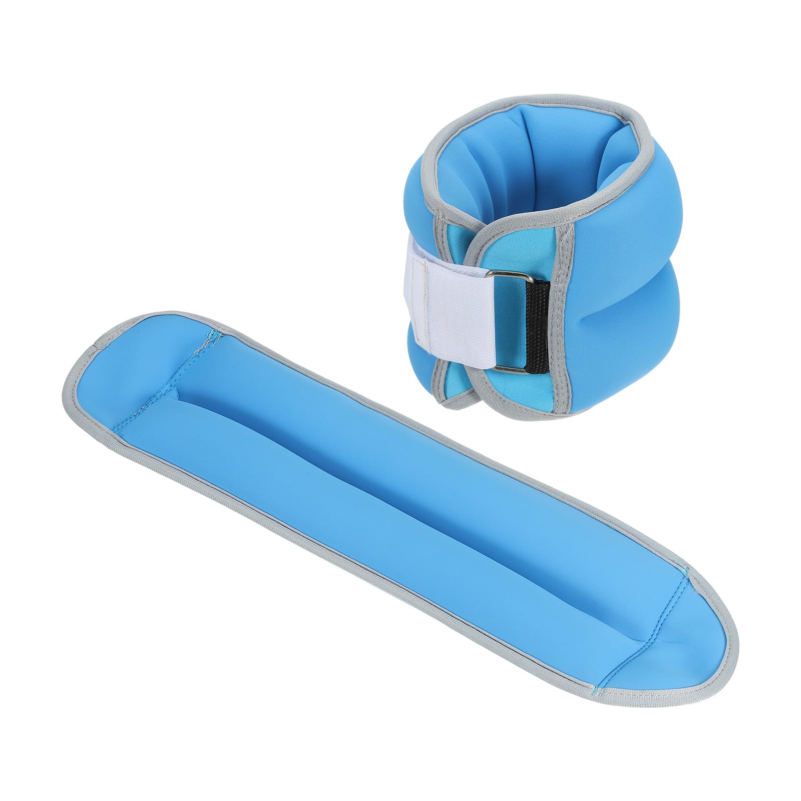 PATIKIL Ankle Weights 8lbs, Wrist Weights Adjustable Leg Weights Sets for Women Men Aerobics Gym Yoga Walking Running, Blue