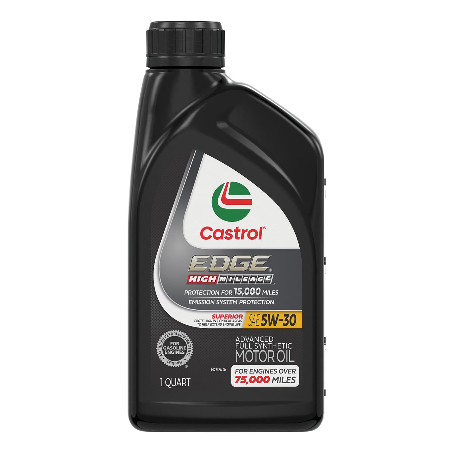 Edge High Mileage 5W-30 Advanced Full Synthetic Motor Oil, 1 Quart (Pack of 1)
