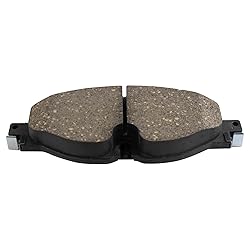 TRQ Front Ceramic Brake Pad Set Compatible with