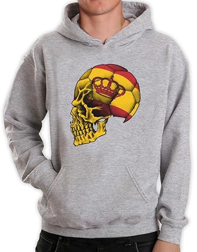 Green Turtle T-Shirts Spanien Cooler Fanartikel Fußball EM 2016 Schädel Kapuzenpullover Hoodie