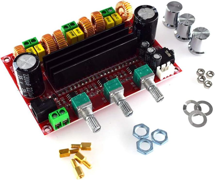 Gwxevce TPA3116D2 2.1 Digital power Amplifier Board DC 24V 80Wx2+100W Subwoofer