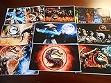 Unbranded 9 Mortal Kombat Inspired Stickers, Decals, Labels