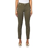 Tommy Hilfiger Womens Skinny Ankle Sateen Color Pants