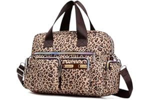 Large Capacity Nylon Weekender Bag–Water-Repellent Gym Duffel with Zipper Closure for Travel, Workout, and Overnight Trips, B