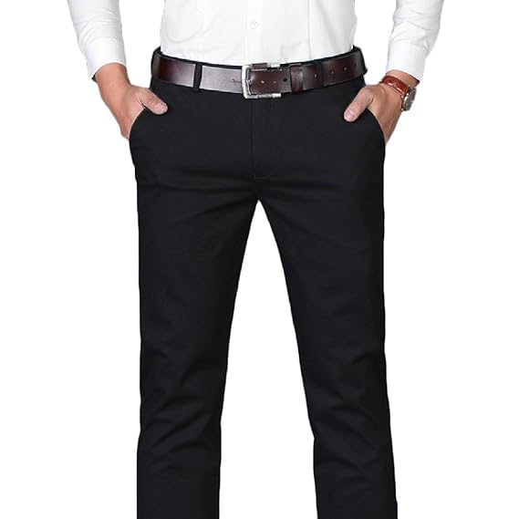 plus size black chino pants