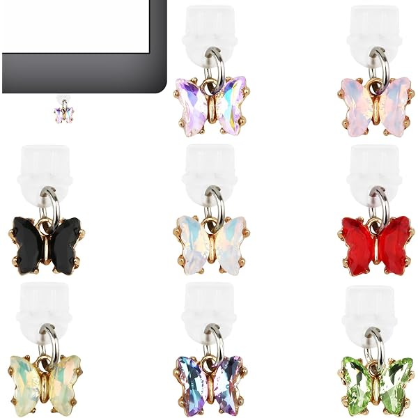 Lot De 7 Breloques Anti-poussière Kindle Chat - Compatible Paperwhite 2021, Type C/USB C, Cadeau Pour Lecteurs - 5