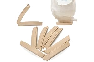 MUROCEA Universal Ostomy Bag Clip, Drainable Pouch Clamps, Tail Closure Surefit, Medical Grade (10 pcs)