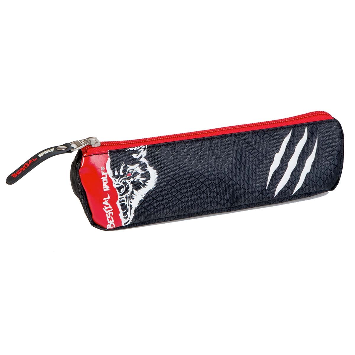 Busquets Bestial wolf small school pencil case, multicoloured