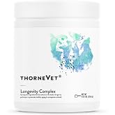 ThorneVet Longevity Supplement for Dogs &amp; Cats - Powder Formula to Support Healthy Aging, Inflammation Balance, and Cellular Vitality &ndash; 90 Scoops