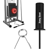Zany Zest Reinforced Weight Stack Pin, for Cable Machine &amp; Home Gym | Upgraded Version, Maximum Load Capacity 132lbs/110lbs, Load Extra Olympic Weight