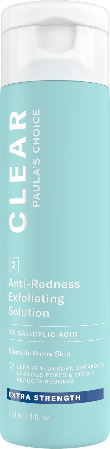 Paula's Choice CLEAR Extra Strength 2% BHA Exfoliant, Face Exfoliator, Reduces Blackheads & Pores, with Salicylic Acid