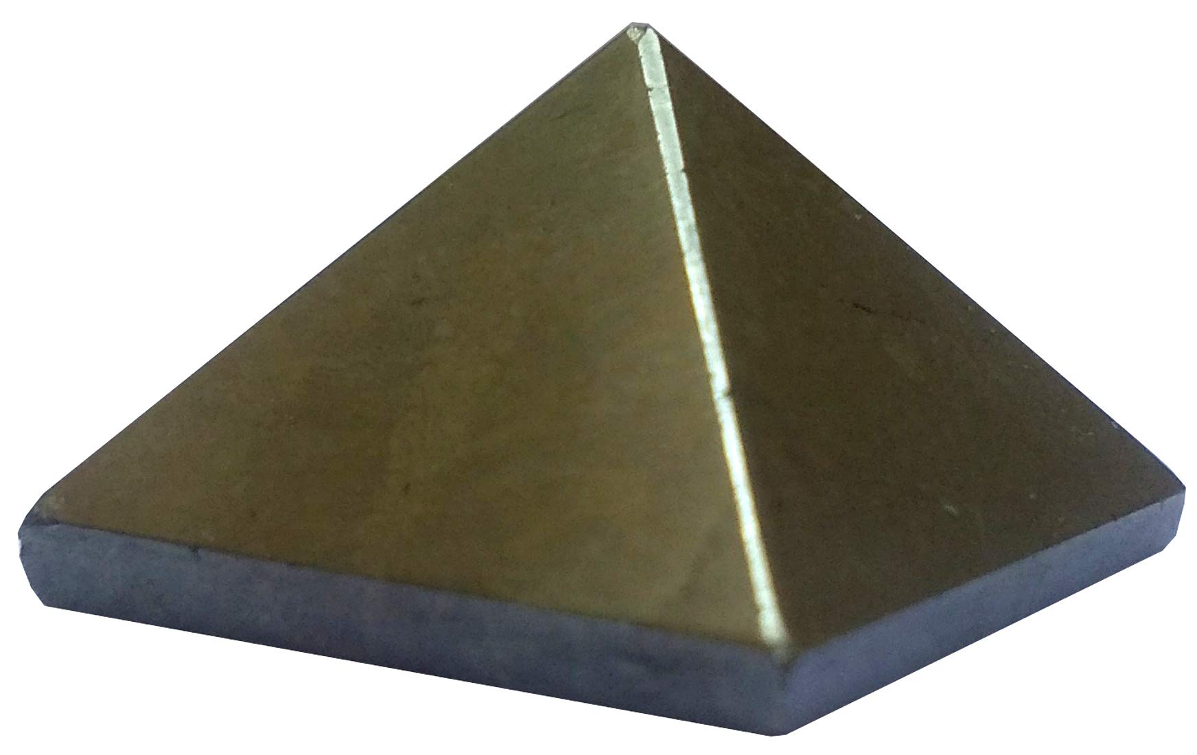 Purpledip Black Obsidian Stone Pyramid: Reiki Healing Divine Spiritual Crystal (11939)