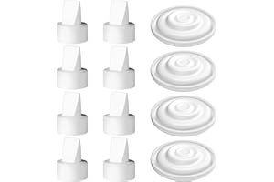 TOVVILD 12PCS Pump Parts for Spectra Duckbill Valve Membrane Diaphragm for Spectra Breastpump Replace Backflow Protector S1 S2 Replacement Parts
