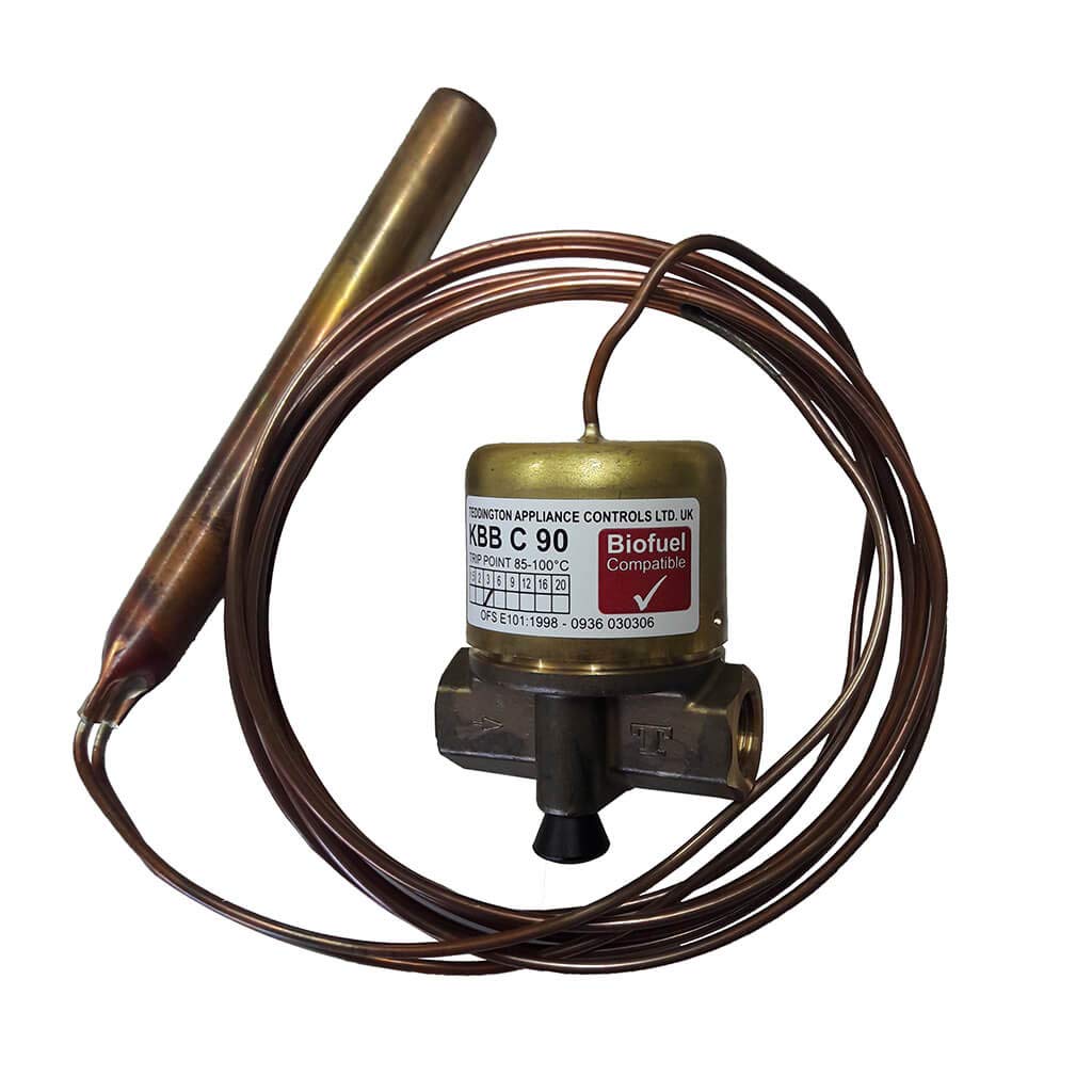 Teddington KBB 90 Degree Remote Fire Valve- 3 Metres